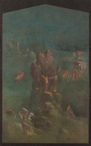 Perseo e Andromeda nel paesaggio, dalla villa imperiale di Boscotrecase da Roman